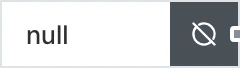 The Null block on the canvas